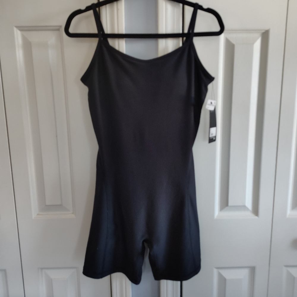 90 Degree by Reflex Black Felix Rib Lotus Romper L - Picture 4 of 10